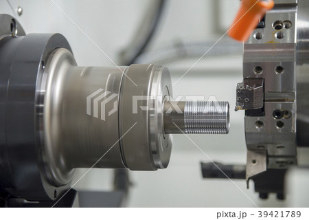 The CNC lathe machine The CNC lathe machine 39421789
