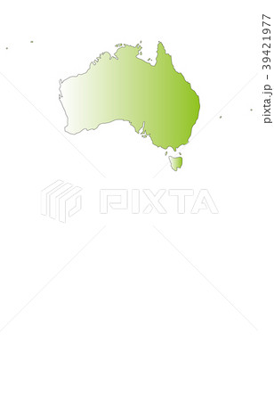 世界地図オーストラリアのイラスト素材