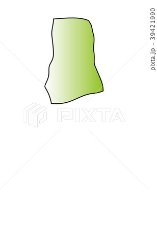 世界地図ガーナ 39421990