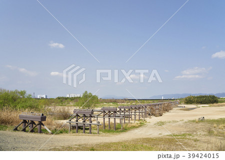木津川 上津屋橋(流され後)京都府八幡市 木津川 上津屋橋(流され後)京都府八幡市 39424015