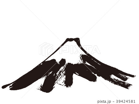 富士山　水彩画 39424581