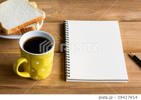 Good morning black coffee cup 39427654