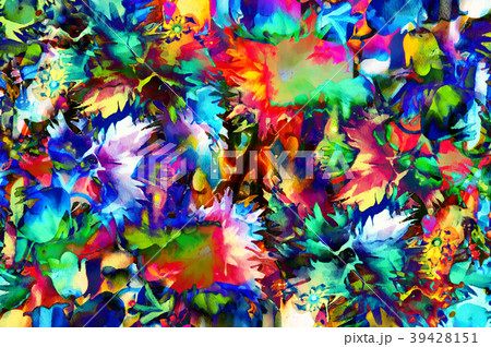 Beautiful meadow flower. computer aquarelle Beautiful meadow flower. computer aquarelle 39428151