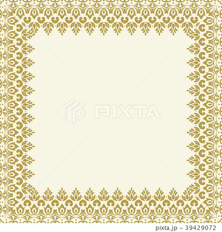 Floral Vector Fine Frame Floral Vector Fine Frame 39429072