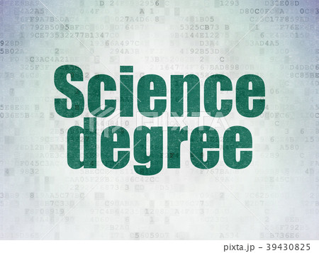 Science concept: Science Degree on Digital Data 39430825