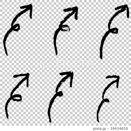 An arrow that turns around and points An arrow that turns around and points 39434658