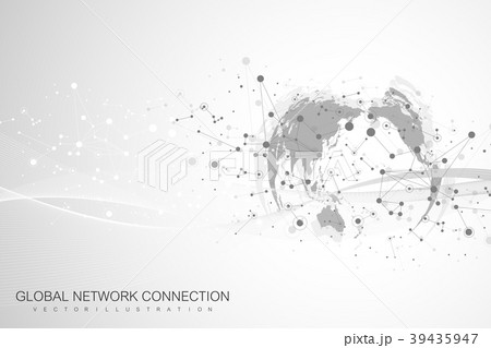 World map point with global technology networking World map point with global technology networking 39435947