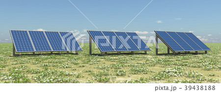 Solar panels in a landscape 39438188