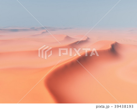 Sand desert with dunes 39438193