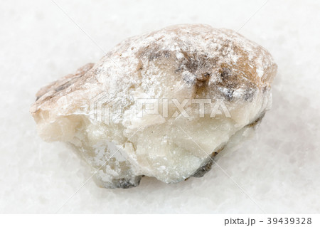 raw talc stone on white 39439328