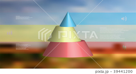 3D illustration infographic template  39441200