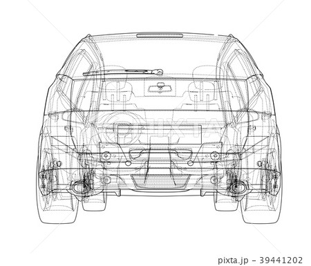 Concept car blueprint 39441202