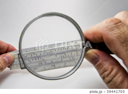 old slide rule slipstick analogue computer 39441703