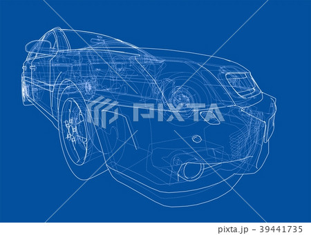 Concept car blueprint 39441735