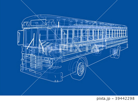 School bus outline School bus outline 39442298