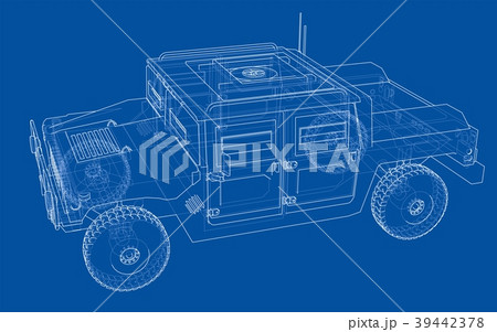 Combat car blueprint 39442378