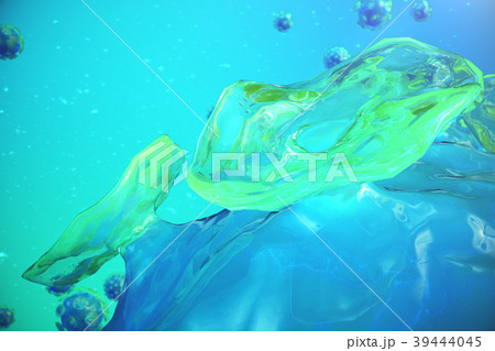 3D illustration pathogenic viruses causing 39444045