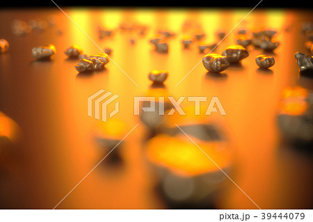 3D illustration close-up Gold Bars, weight of Gold 3D illustration close-up Gold Bars, weight of Gold 39444079