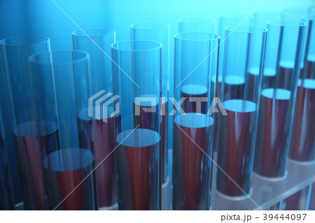 3d illustration of a chemical reaction, the 39444097