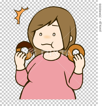 甜甜圈的胖女人 39446008