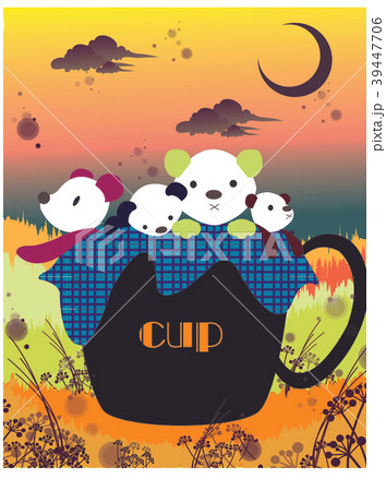 デザイン 動物 クマ 39447706