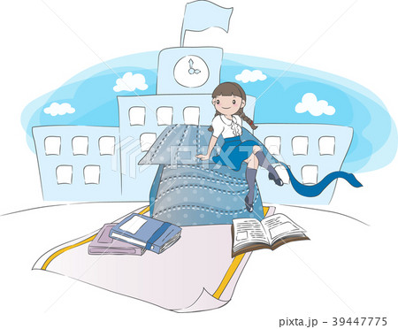 イラスト 学校 女性 39447775
