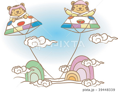 虎 凧 凧揚げ 39448339