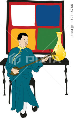 イラスト 演奏 楽器 39448786