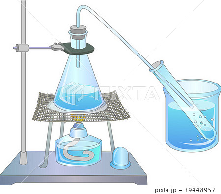 実験 実験器具 ツールのイラスト素材
