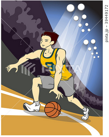 スポーツ バスケットボール ボールのイラスト素材