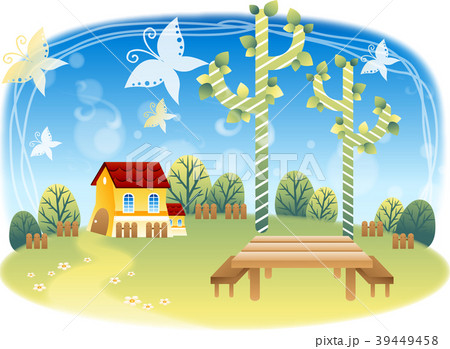 家 住宅 ベンチ 39449458