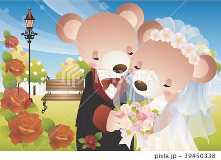 イラスト 結婚 カップル 39450338