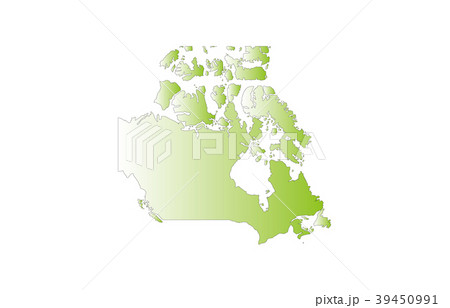 世界地図カナダ 39450991
