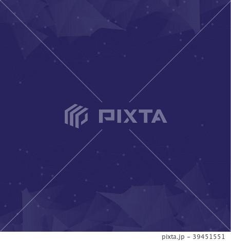 Vectorabstract polygonal geometric blue background 39451551