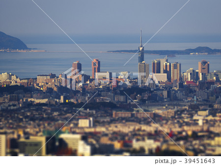 Landscape of Fukuoka city, Japan 39451643