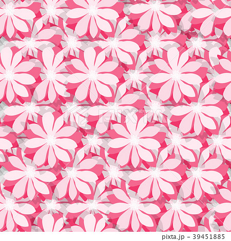 Abstract elegance seamless pattern with floral 39451885
