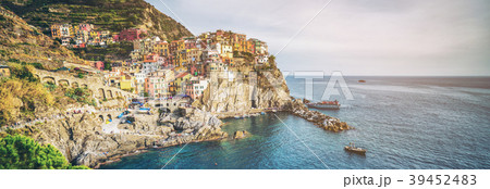 Manarola, Cinque Terre Coast of Italy. 39452483