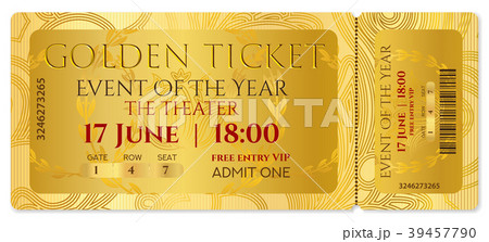 Golden ticket, golden token (tear-off ticket 39457790