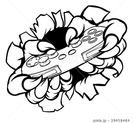 Monster Animal Player Gamer Claws Games Controller Monster Animal Player Gamer Claws Games Controller 39458464