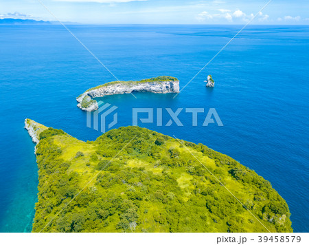 Small Islands with Jungles in the Ocean. Aerial 39458579