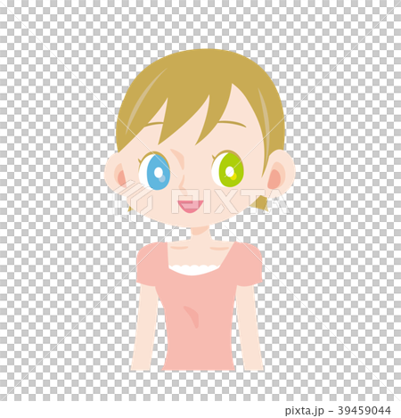 Foreign female upper body of Oddeye Foreign female upper body of Oddeye 39459044