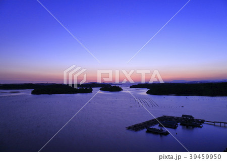 登茂山園地 伊勢 英虞湾 夕景 トワイライト 登茂山園地 伊勢 英虞湾 夕景 トワイライト 39459950