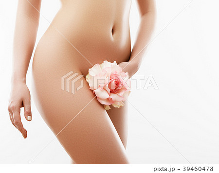 Beautiful slim woman's body. Perfect slim toned 39460478