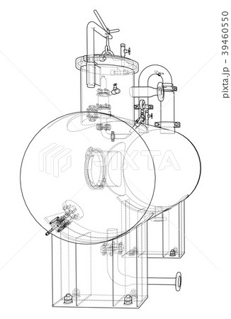 Sketch industrial equipment 39460550