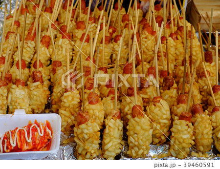Vietnamese street food, crispy squid 39460591