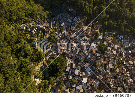 Aerial view - Favela Santa Marta in Rio de Janeiro 39460787