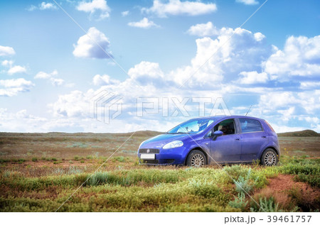 Summer. Heat. Steppe. Salt marsh. Salt lake Summer. Heat. Steppe. Salt marsh. Salt lake 39461757