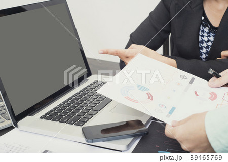 business accountant with document graph financial 39465769