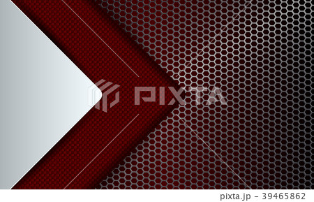 Geometric design with metal grille and arrows. Geometric design with metal grille and arrows. 39465862