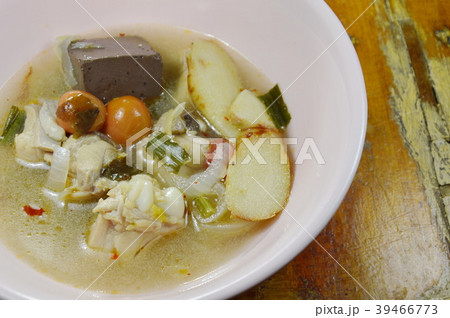 boiled chicken in hot and spicy tom yum soup boiled chicken in hot and spicy tom yum soup 39466773